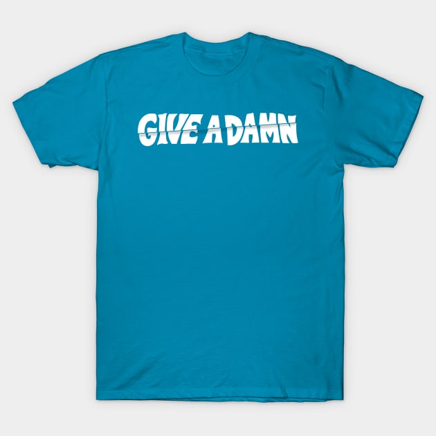 Give A Damn As Worn By Alex Turner T-Shirt by Angel arts